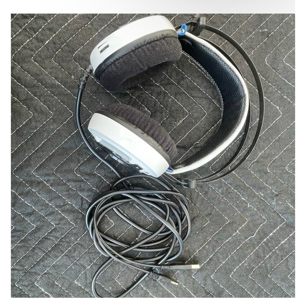Over-Ear Gaming Headphones - Black and Silver PS4/PS5 Compatible